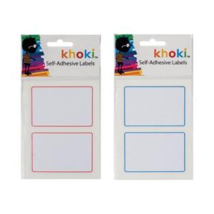 Labels self adhesive with border 20pc