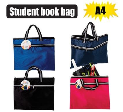Bag book bag 2 zips a4