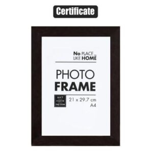 Picture-frame certificate pl mahogany