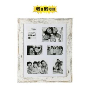 Picture-frame collage mdf 6hole stressed