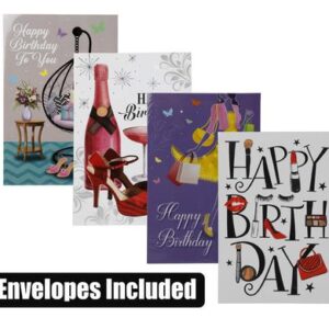 Card & envelope birthday - female (2)