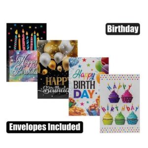 Card & envelope birthday - brights