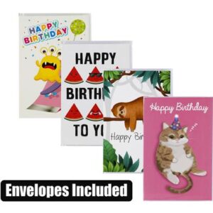 Card & envelope birthday - funny