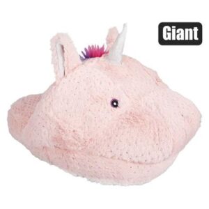 Cushion warmer giant slipper unicorn