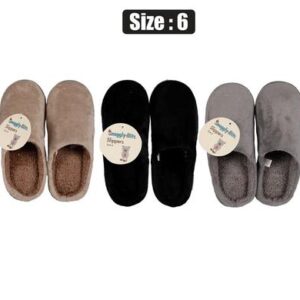 Slipper slip-in plain size 6