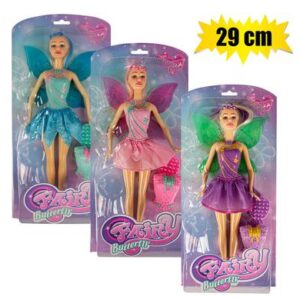 Doll fairy asstd 29cm