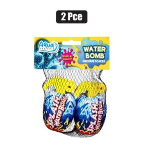 Water toy soaker grenade 2pc