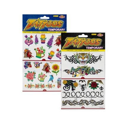 Sticker tattoo body temporary sheet