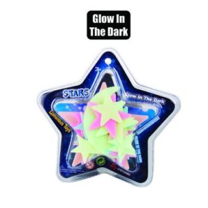 Sticker glow-in-the-dark stars asstd