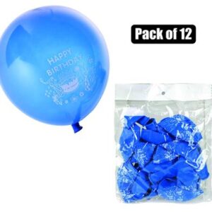 Balloons helium 1pc blue print f-01