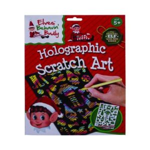 Xmas elf scratch set holographic