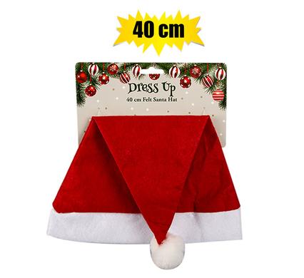 Xmas dress up santa hat 40x27cm