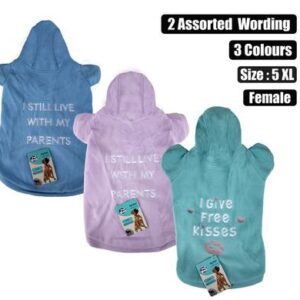 Pet dog shirt fleece- 5x large