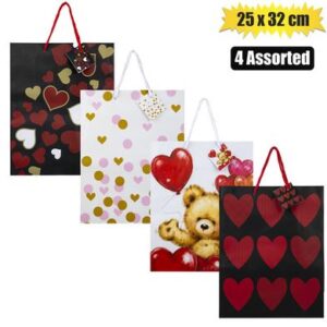 Gift-bag paper lrg 25x32cm love