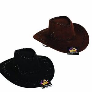 Dress up hat cowboy adult assorted