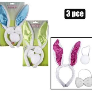 Easter bunny ears tail & bowtie 3pc