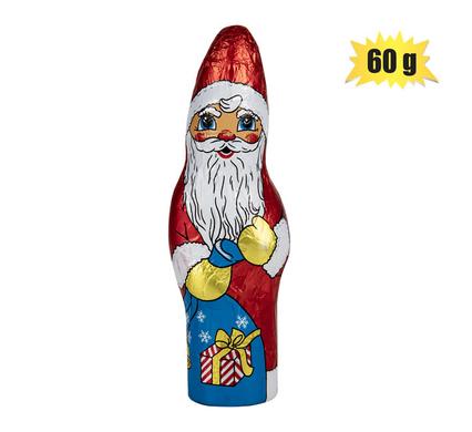 Xmas confec choc kl foil milk santa 60g