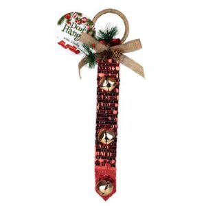 Xmas room door hanger w/3bells 45cm