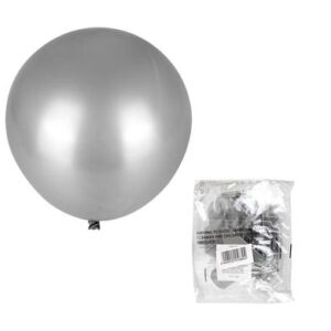 Balloons helium 1pc silver f-01