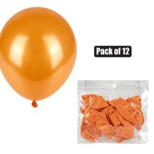 Balloons helium 1pc metallic orange f-01