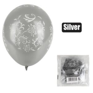 Balloons helium 1pc design silver f-01
