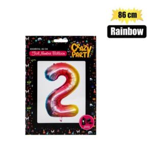Balloons helium foil rainbow 2 86cm f-03