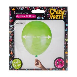 Balloons giant 6pc green f-02