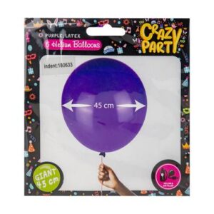 Balloons giant 6pc purple f-02