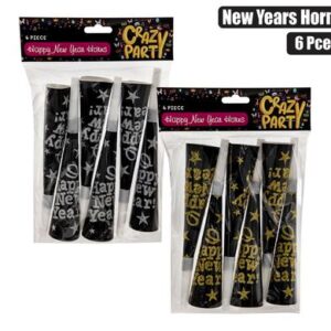Party new year horns 6pc
