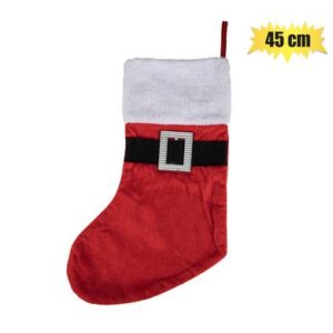 Xmas stockings w/santa belt 45cm