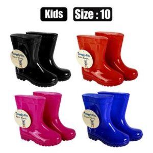 Rainboot kids plain colour size 10
