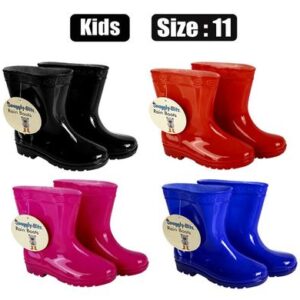 Rainboot kids plain colour size 11