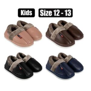 Slipper kids w/lining size 12-13