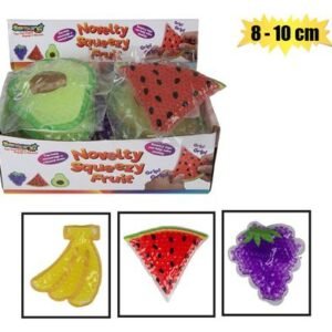 Novelty squeezy fruit 8-10cm
