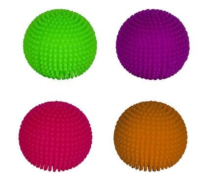 Novelty ball stress prickly 7.5cm bright