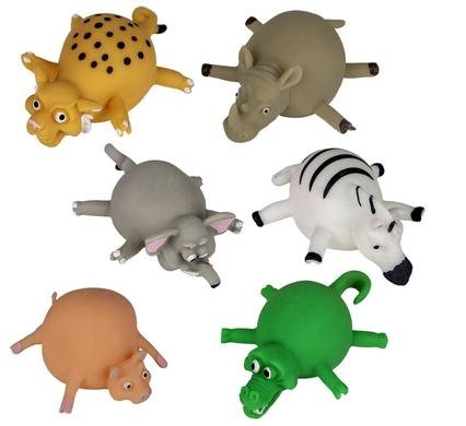 Novelty squeeze animals 12cm